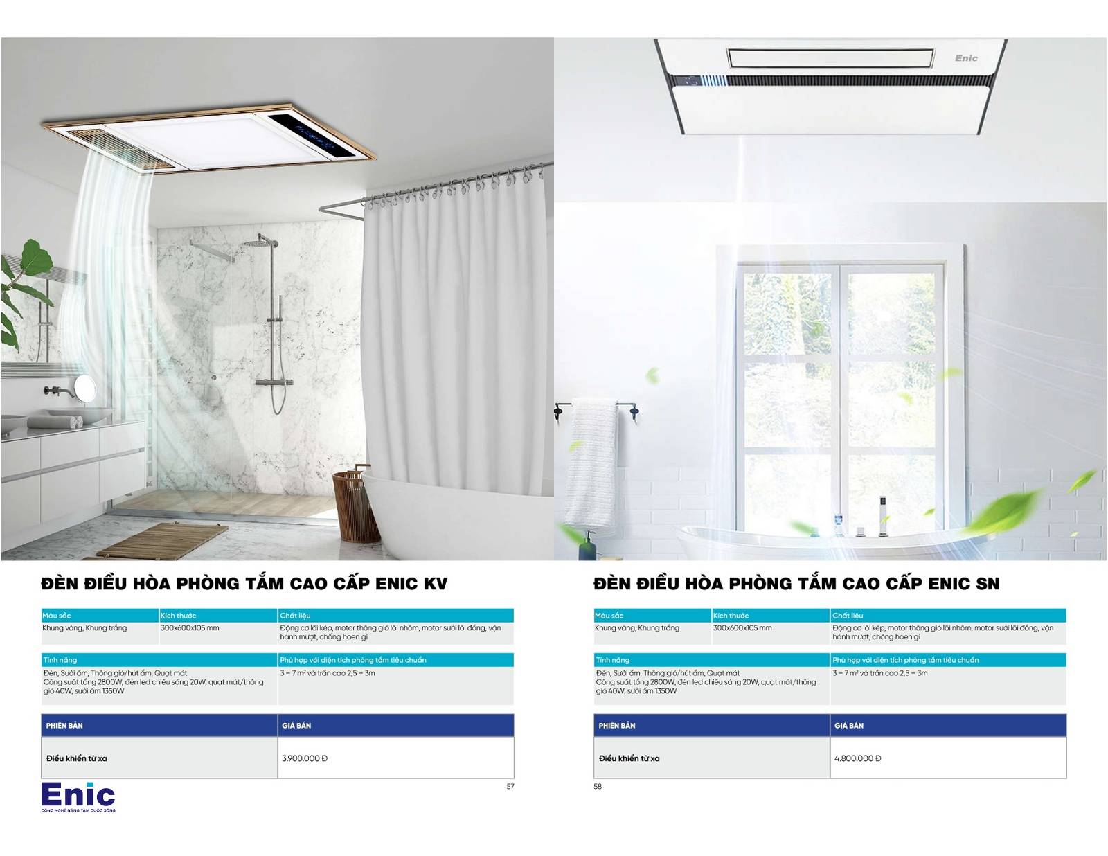 Thiết bị vệ sinh ENIC Catalogue và Bảng giá mới nhất 2024 /Page 29
